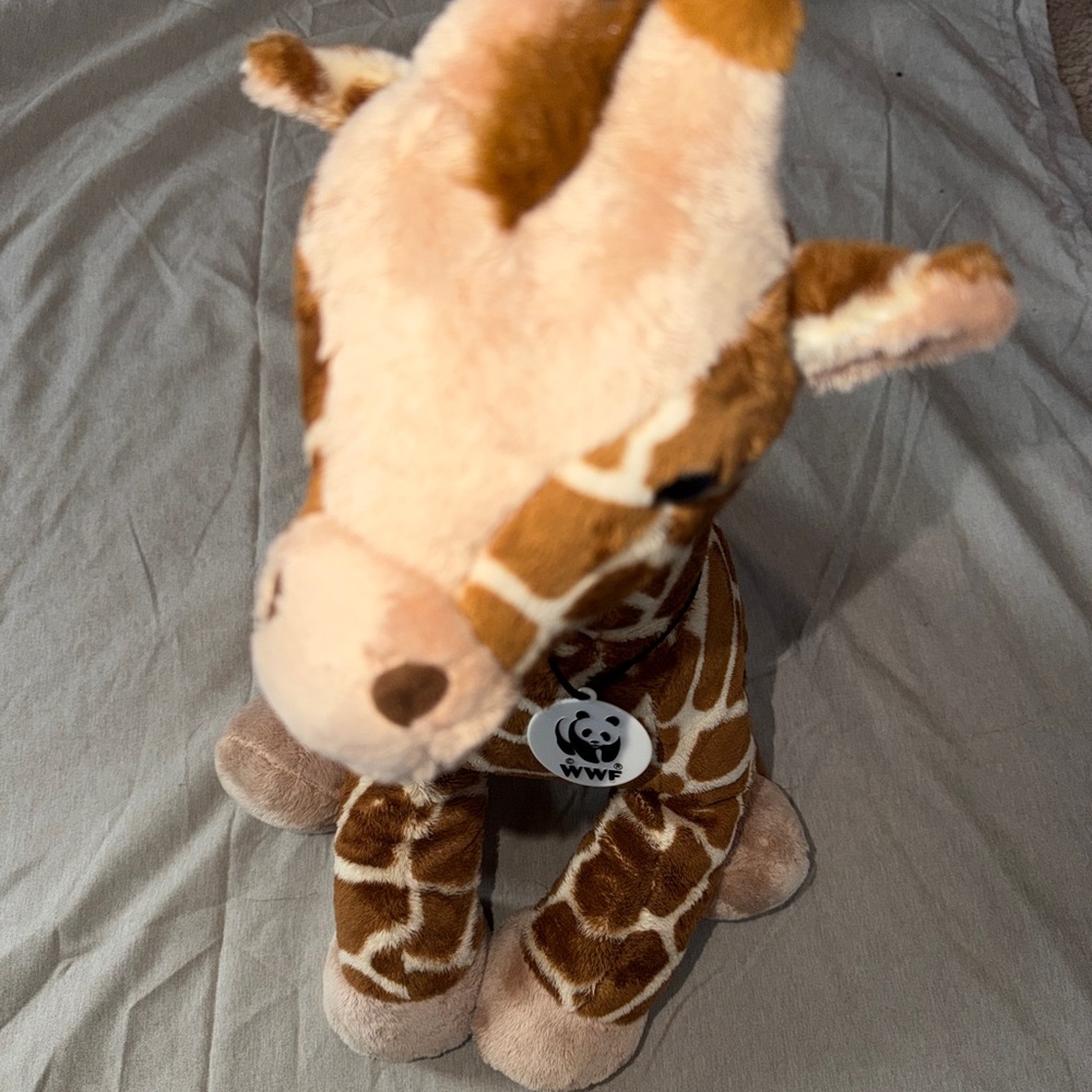 Build-a-Bear special edition WWF Plush Giraffe Toy vintage rare find